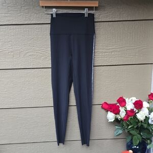 OFFLINE By Aerie Goals Crochet Inset Legging yoga pants S black